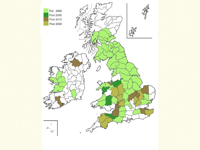  Distribution map Copyright Martin Evans 