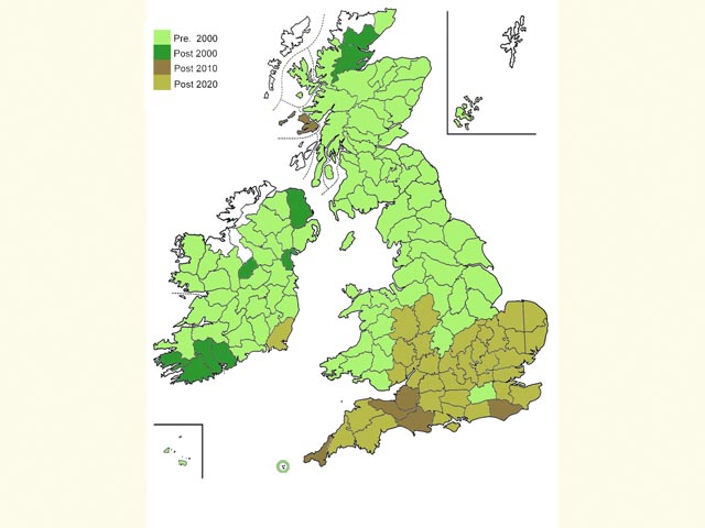  Distribution map Copyright Martin Evans 