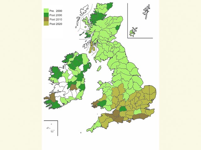  Distribution map Copyright Martin Evans 