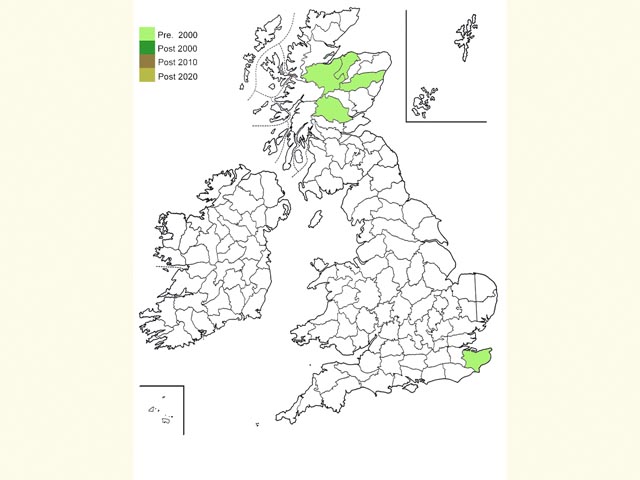  Distribution map Copyright Martin Evans 