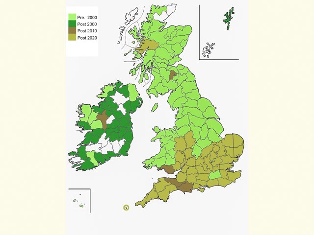  Distribution map Copyright Martin Evans 