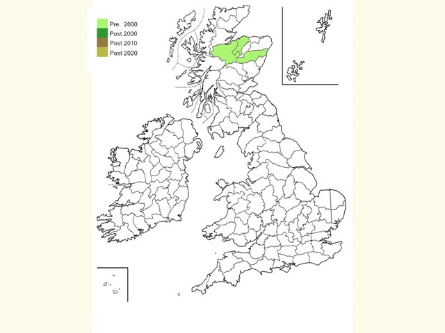  Distribution map Copyright Martin Evans 