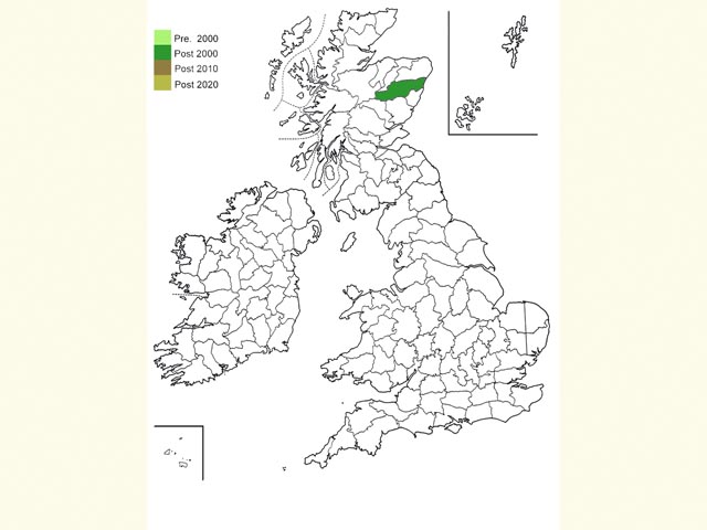  Distribution map Copyright Martin Evans 