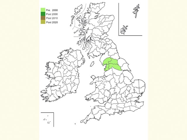  Distribution map Copyright Martin Evans 
