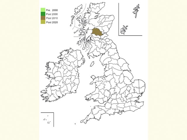  Distribution map Copyright Martin Evans 