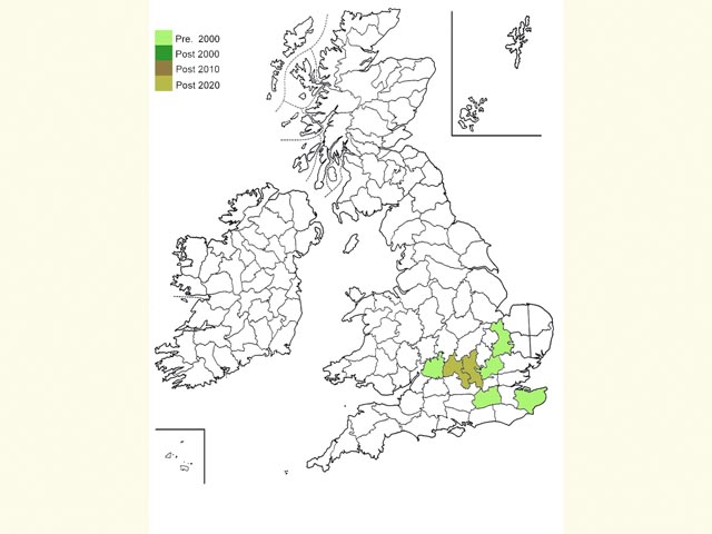  Distribution map Copyright Martin Evans 