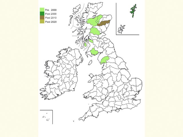  Distribution map Copyright Martin Evans 