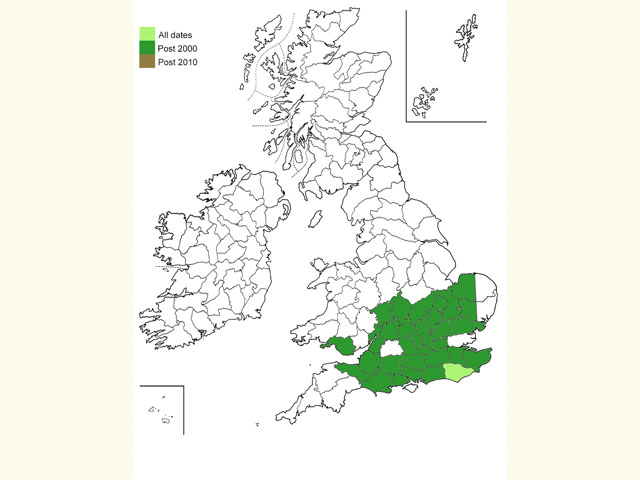  Distribution map Copyright Martin Evans 