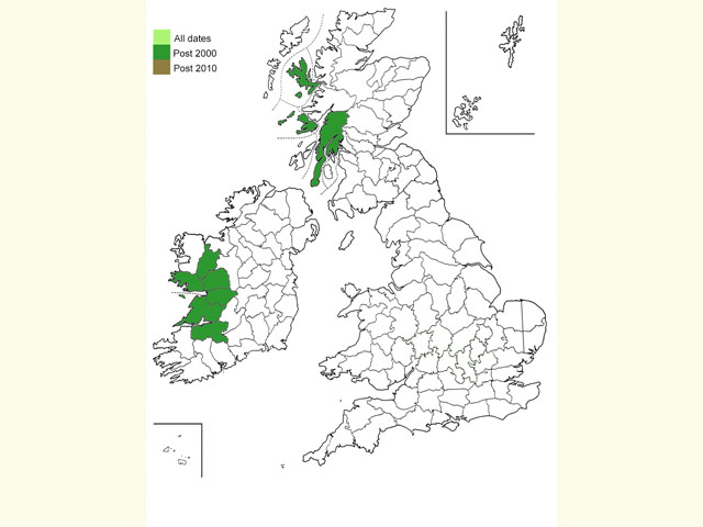  Distribution map Copyright Martin Evans 