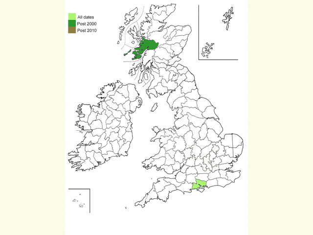  Distribution map Copyright Martin Evans 