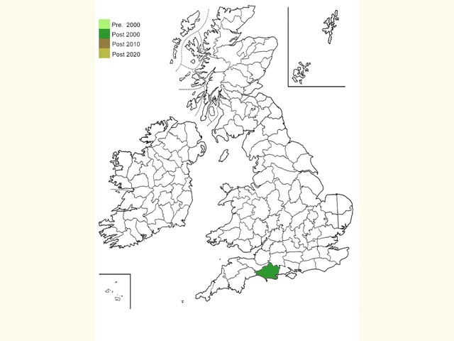  Distribution map Copyright Martin Evans 