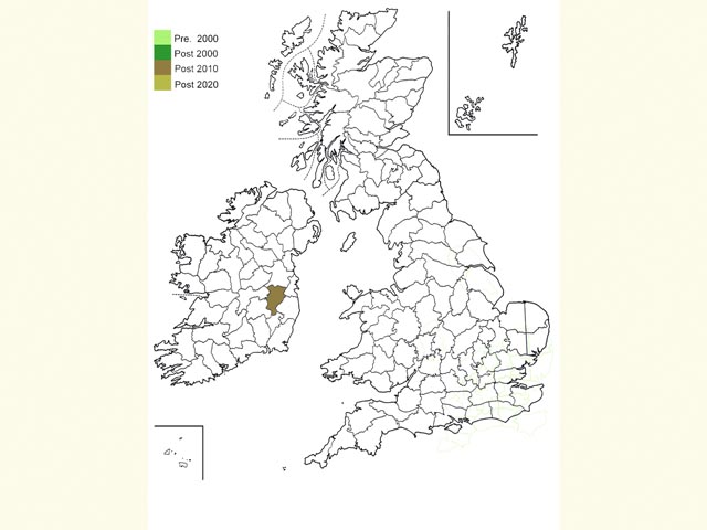  Distribution map Copyright Martin Evans 
