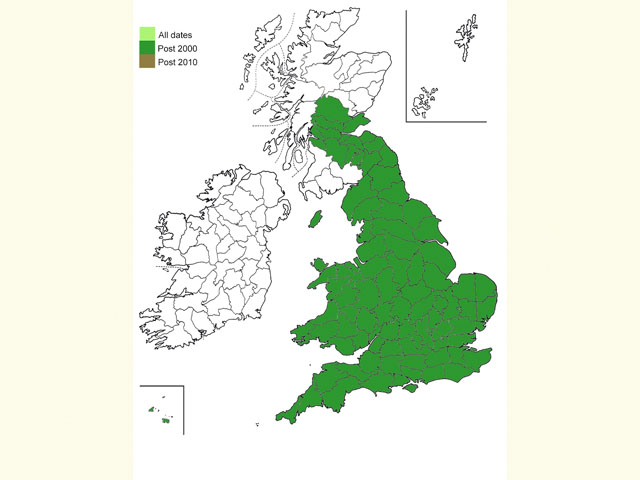  Distribution map Copyright Martin Evans 