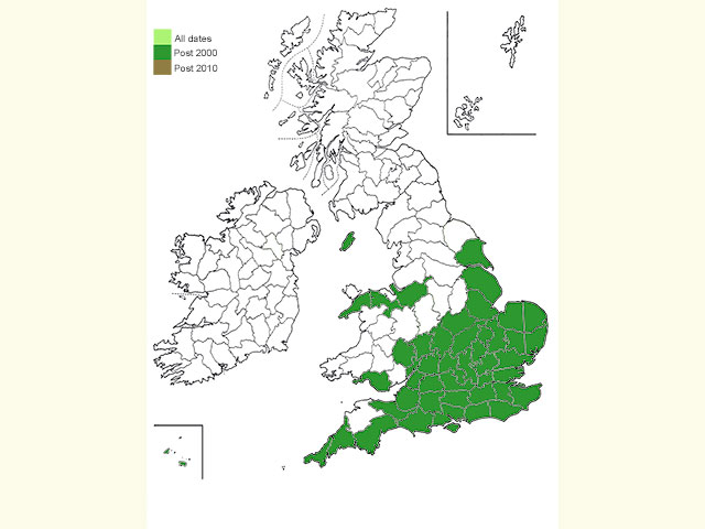  Distribution map Copyright Martin Evans 