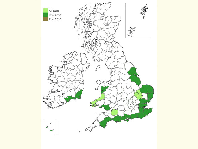  Distribution map Copyright Martin Evans 