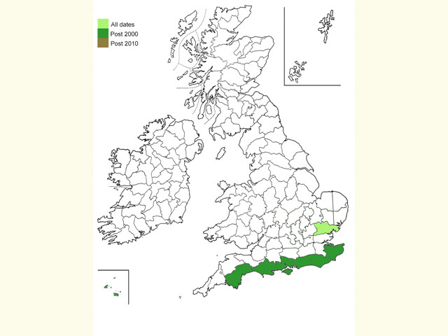  Distribution map Copyright Martin Evans 