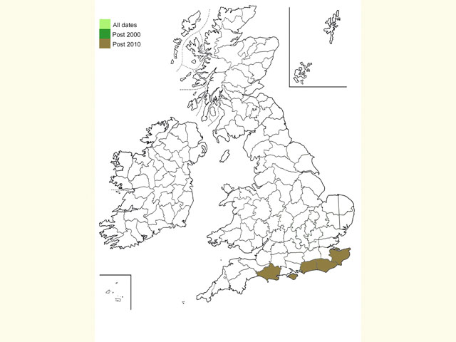  Distribution map Copyright Martin Evans 