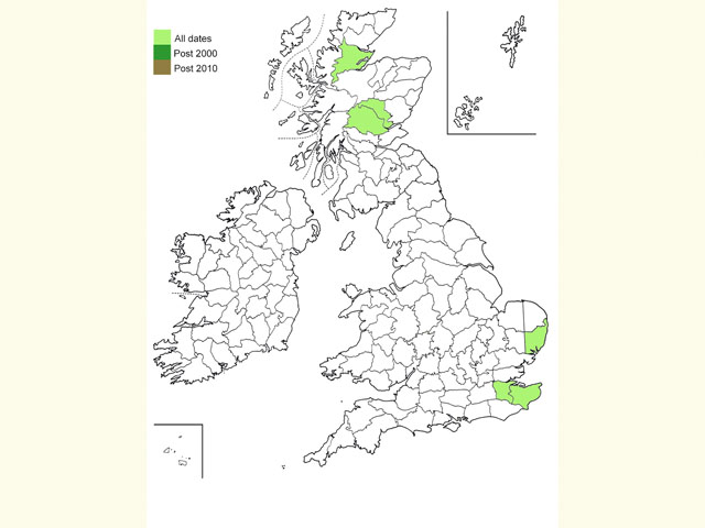  Distribution map Copyright Martin Evans 