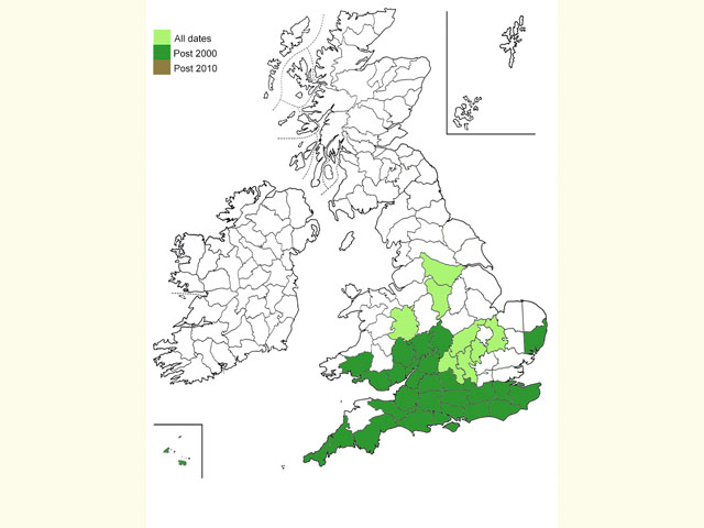  Distribution map Copyright Martin Evans 