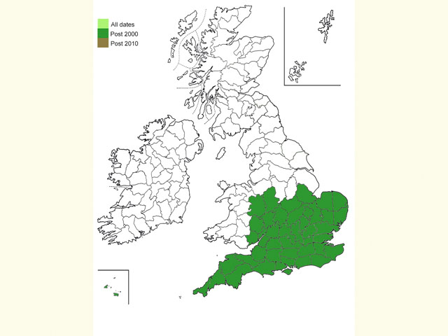  Distribution map Copyright Martin Evans 