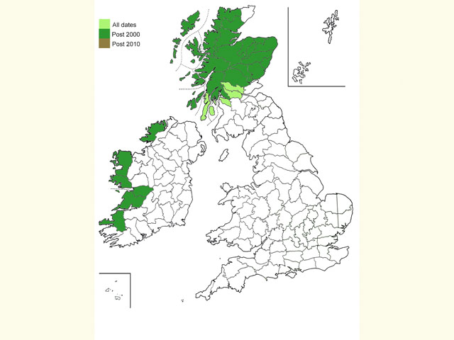  Distribution map Copyright Martin Evans 