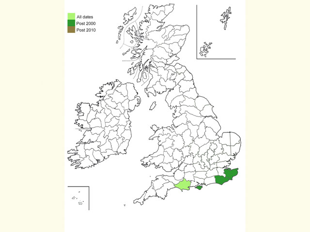  Distribution map Copyright Martin Evans 