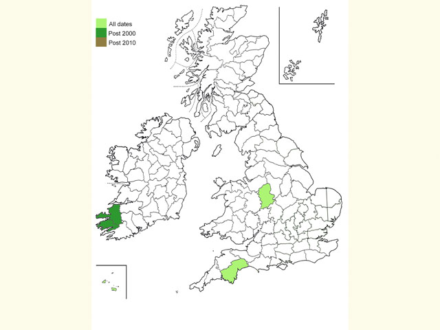  Distribution map Copyright Martin Evans 