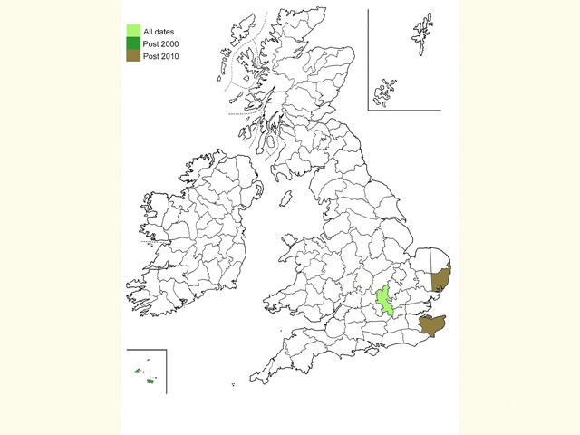  Distribution map Copyright Martin Evans 
