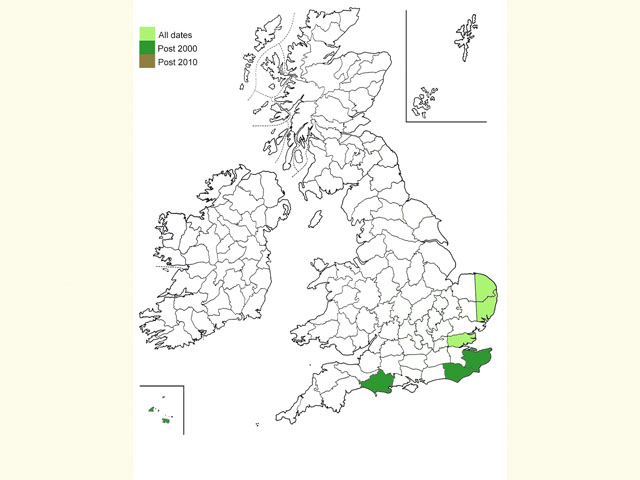  Distribution map Copyright Martin Evans 