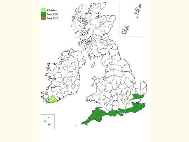  Distribution map Copyright Martin Evans 