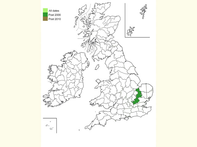  Distribution map Copyright Martin Evans 
