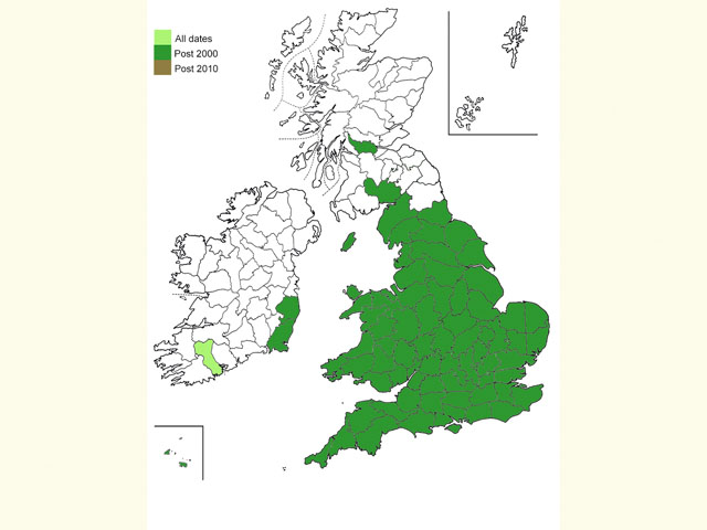  Distribution map Copyright Martin Evans 