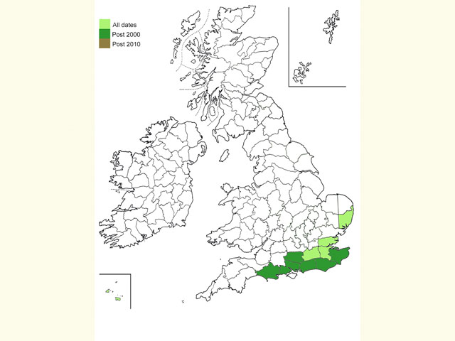  Distribution map Copyright Martin Evans 