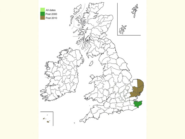  Distribution map Copyright Martin Evans 