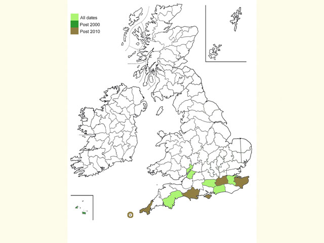  Distribution map Copyright Martin Evans 