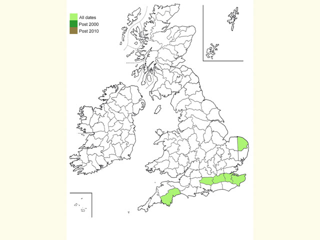  Distribution map Copyright Martin Evans 