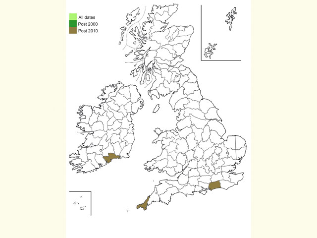  Distribution map Copyright Martin Evans 