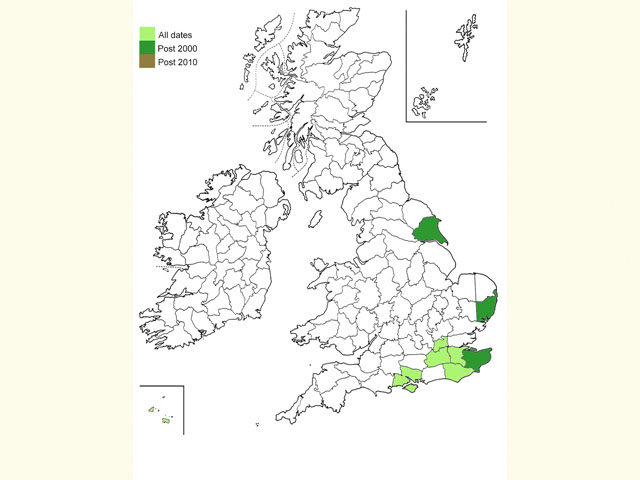  Distribution map Copyright Martin Evans 