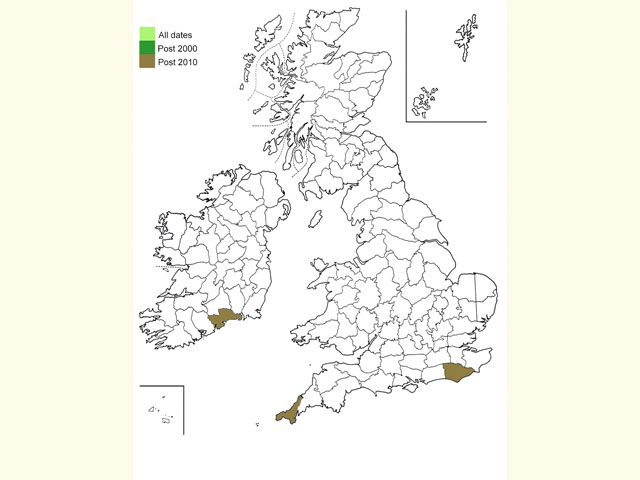 Distribution map Copyright Martin Evans 