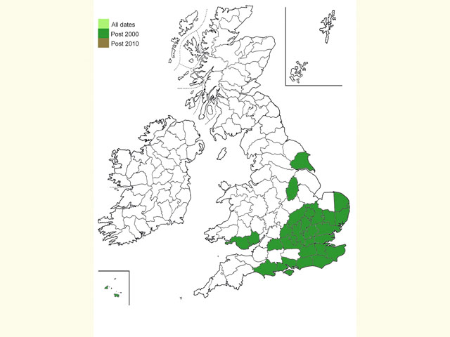  Distribution map Copyright Martin Evans 