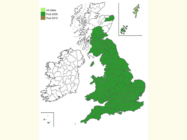  Distribution map Copyright Martin Evans 
