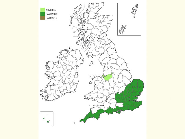  Distribution map Copyright Martin Evans 