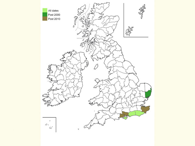  Distribution map Copyright Martin Evans 