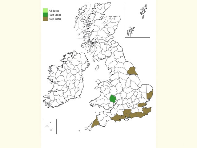  Distribution map Copyright Martin Evans 