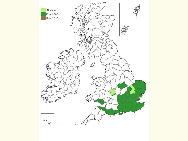 Distribution map Copyright Martin Evans 
