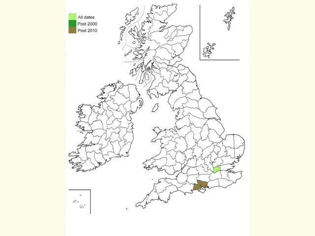  Distribution map Copyright Martin Evans 