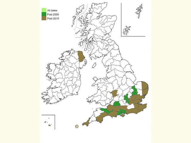  Distribution map Copyright Martin Evans 