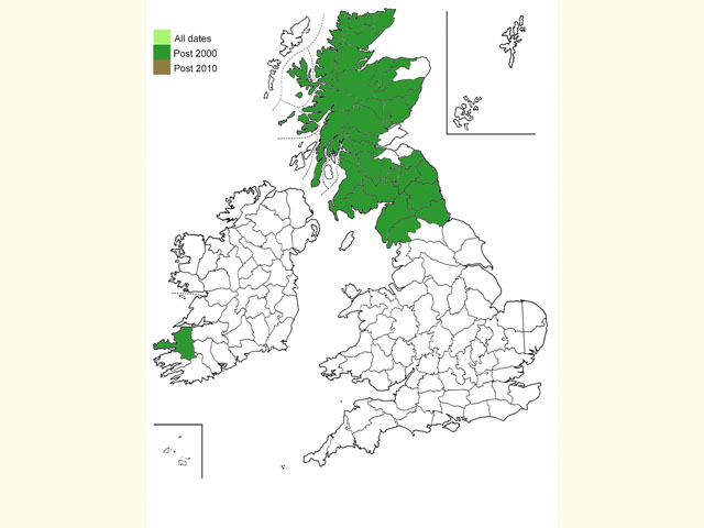  Distribution map Copyright Martin Evans 