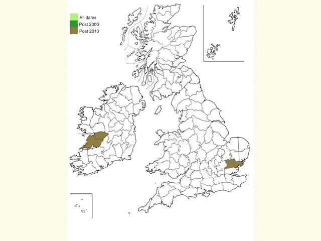  Distribution map Copyright Martin Evans 