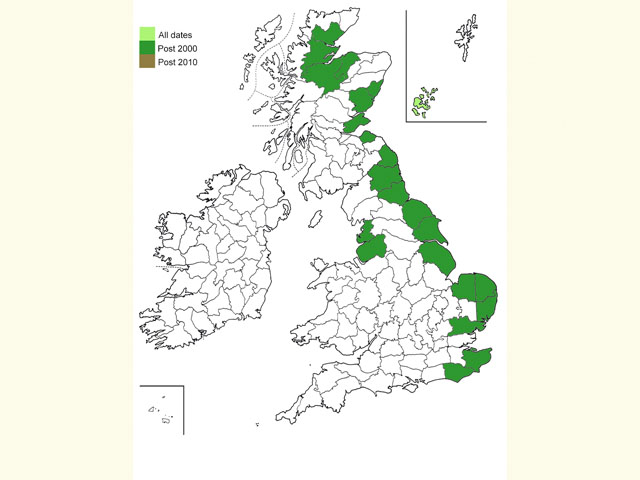  Distribution map Copyright Martin Evans 